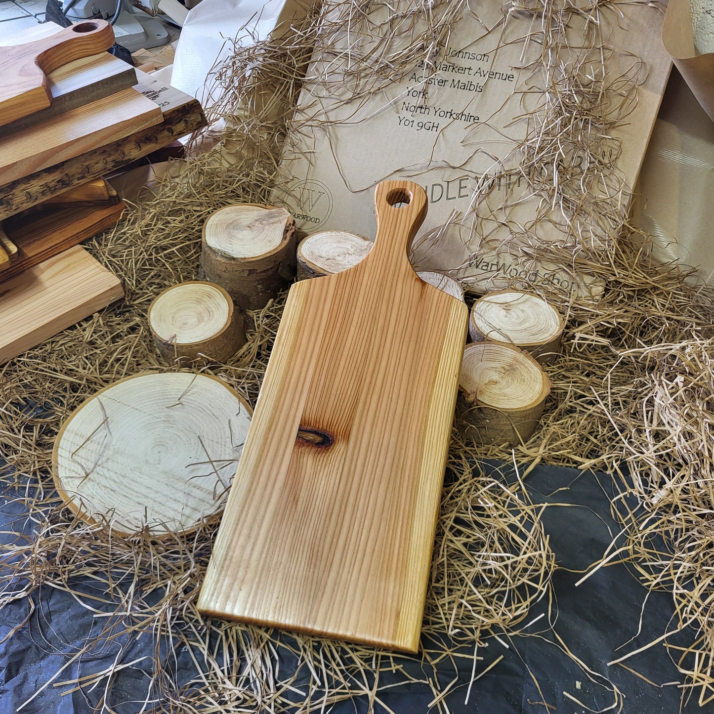 Handcrafted Larch Serving Boards