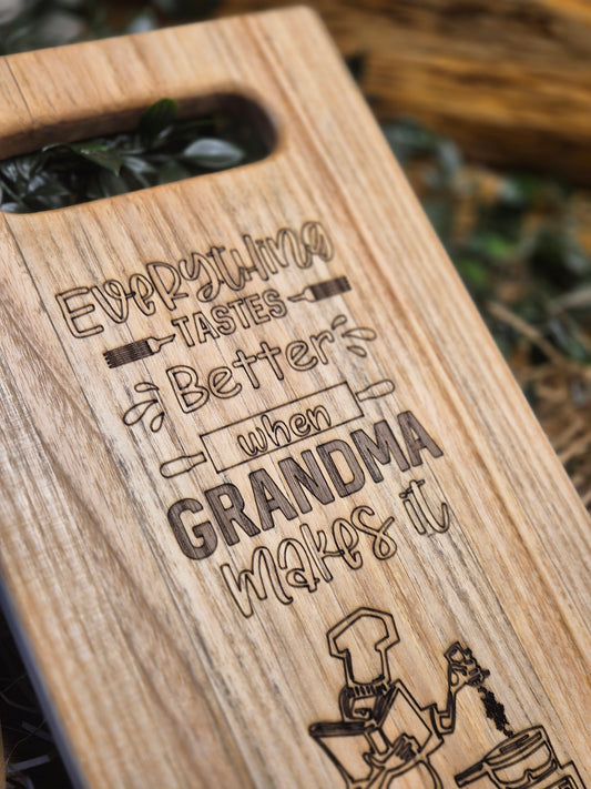 Personalised Ash Serving board
