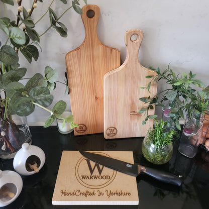 Handcrafted Larch Serving Boards